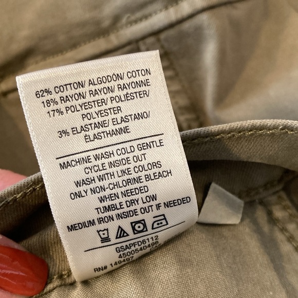 Joe’s Jeans The Cargo Mini Skirt Olive Green Size 28 (4-6) - Picture 8 of 10